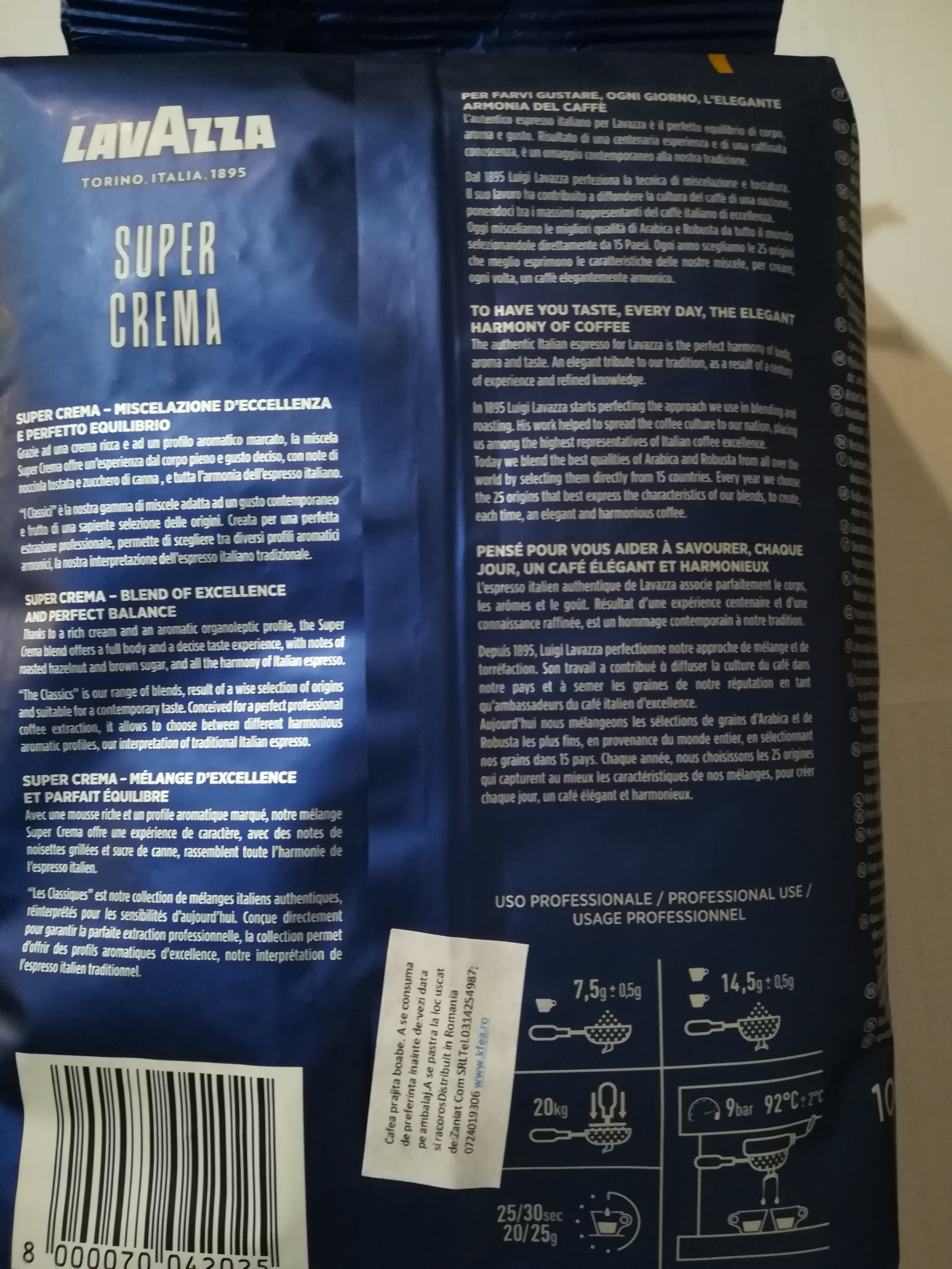 lavazza super crema
